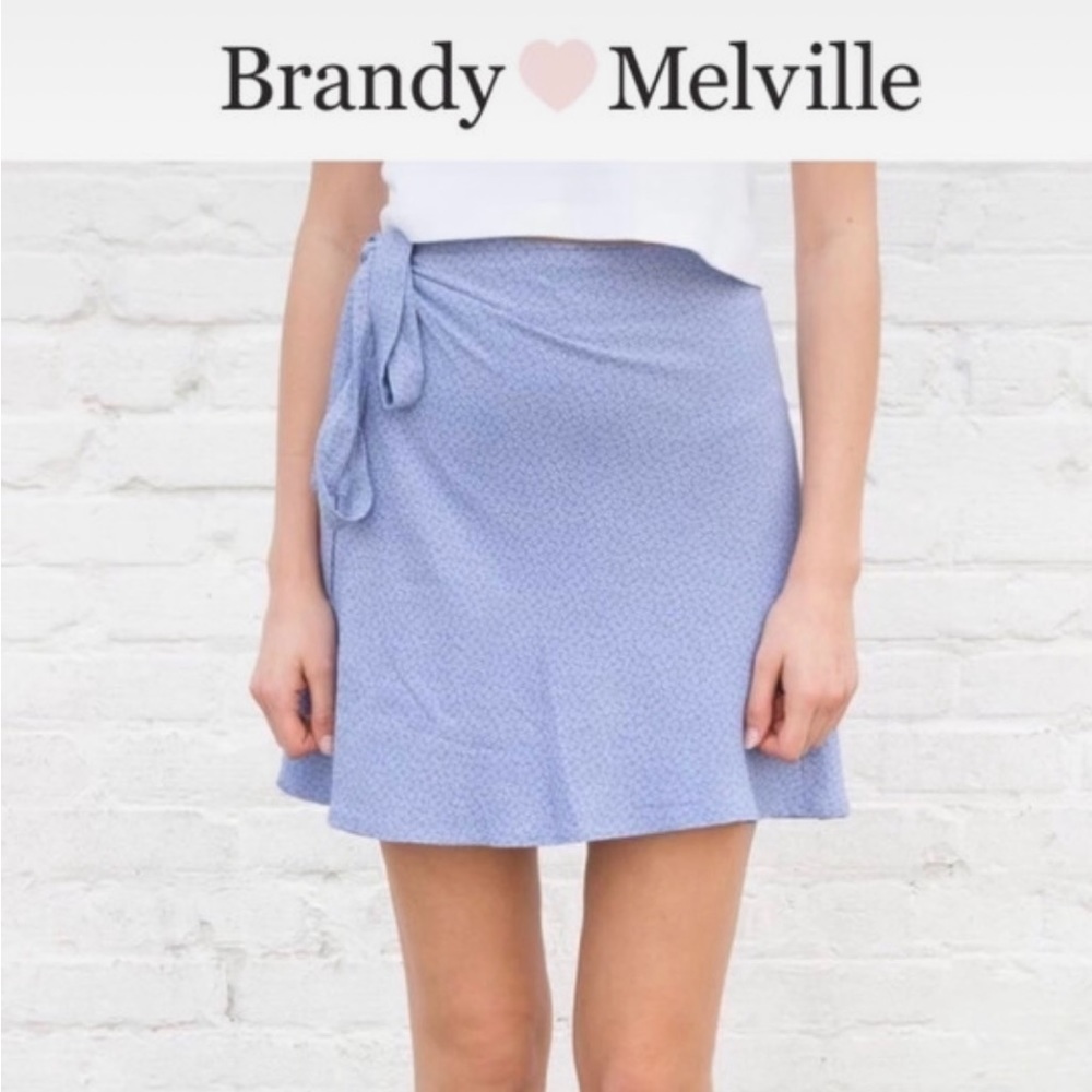 Brandy Melville Genevieve Blue Skirt